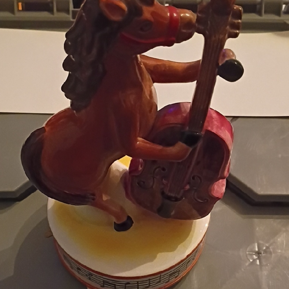 Horse Music Box Figurine